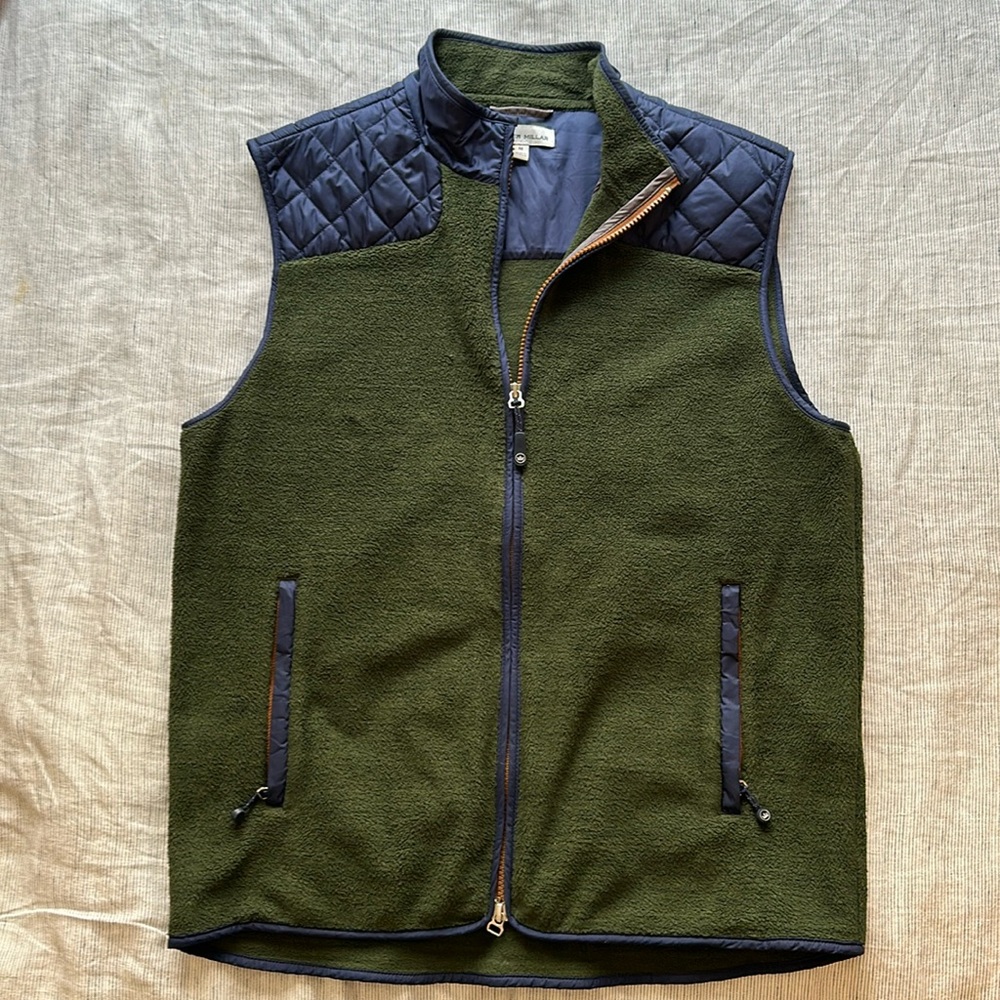Peter Millar Full Zip Fleece Vest